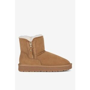 Ghete dama 5905588942122 - Piele intoarsa - Maro imagine