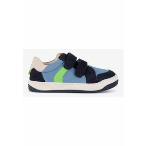 Pantofi baieti 5903698181073 - Piele nabuc - Albastru imagine