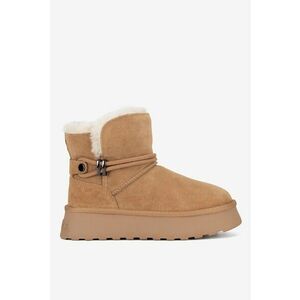 Ghete dama 5905588964421 - Piele intoarsa - Maro imagine