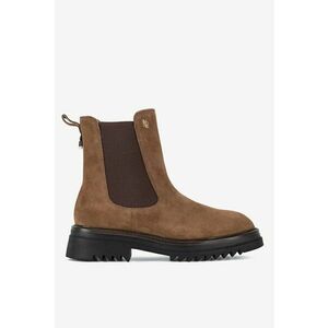 Ghete dama 5905588961185 - Piele intoarsa - Maro imagine