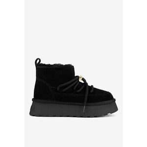 Ghete dama 5905588964087 - Piele intoarsa - Negru imagine