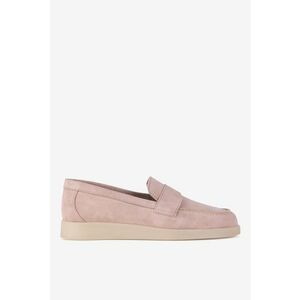 Mocasini dama 5906751000793 - Piele intoarsa - Roz imagine