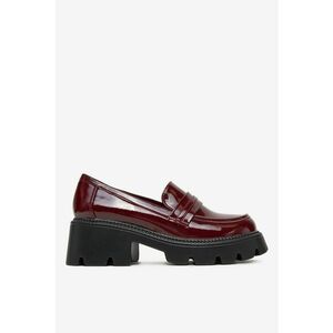 Mocasini Sintetic - Rosu imagine