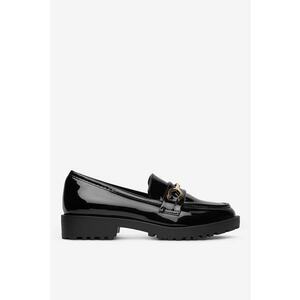 Mocasini Sintetic - Negru - imagine