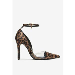 Pantofi din material textil bej imagine