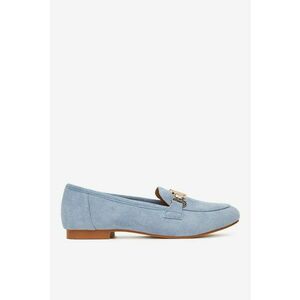 Mocasini Textil - Albastru imagine