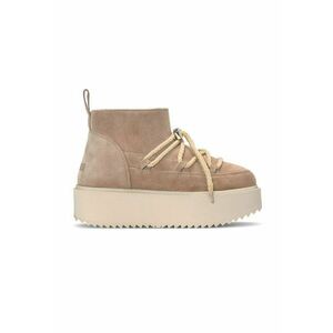 Ghete flatform din piele intoarsa imagine