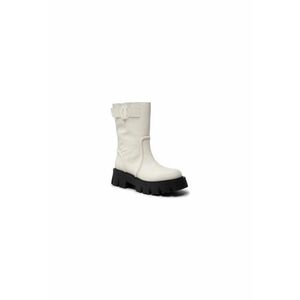 Ghete dama 301715467 - Piele naturala - 37 EU - Alb imagine