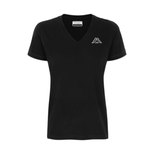 Tricou clasic din bumbac cu decolteu in V pentru dama - LOGO CABOU imagine