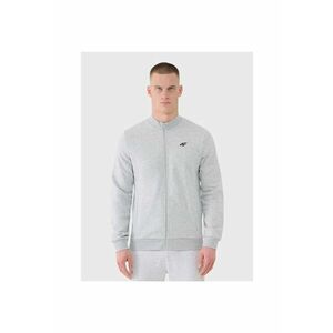 Hanorac sport barbati baseball - confortabil - gri deschis - bumbac - imagine