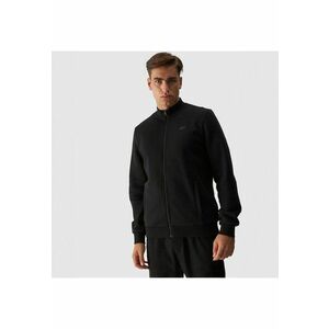 Hanorac sport barbati negru - bumbac - cu maneci elastice - cu buzunare laterale imagine