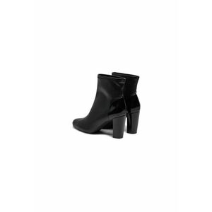 Ghete dama 304271014 - Piele ecologica - Negru imagine