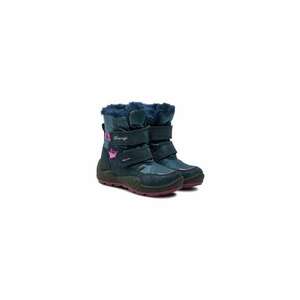 Ghete fete 304997679 - Piele naturala - Albastru imagine