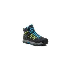 Bocanci trekking unisex 207708044 - Piele naturala - 38 EU - Negru imagine
