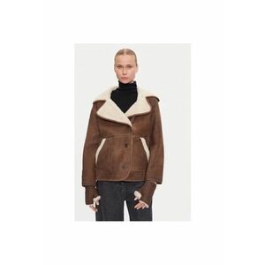 Cojoc dama - 304565588 - Piele naturala - Maro imagine
