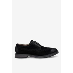 Pantofi barbati 5905588552987 - Piele intoarsa - 40 EU - Negru imagine