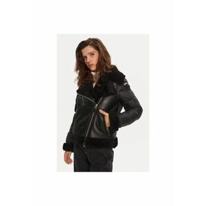Cojoc dama - 304445828 - Piele naturala - kozia - Negru imagine
