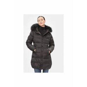 Geaca dama - 303225216 - Nylon/Blana naturala - 46 EU - Negru imagine