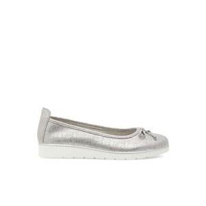 Balerini dama - 317586 - Piele ecologica - Argintiu imagine