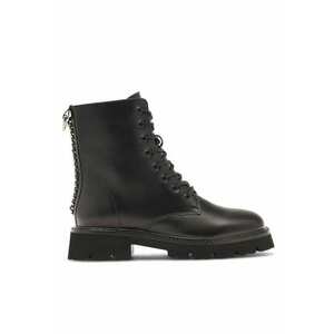 Botine dama - 590558810119238 - Piele naturala - Negru imagine
