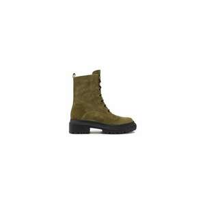 Ghete dama 304508110 - Piele naturala - Verde imagine