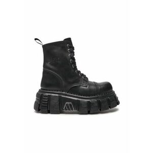Ghete dama M-NEWMILI083-S39 - negru - piele ecologica - imagine