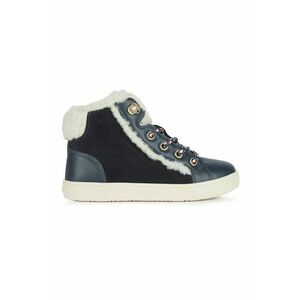 Pantofi sport mid-high de piele cu blana sintetica imagine