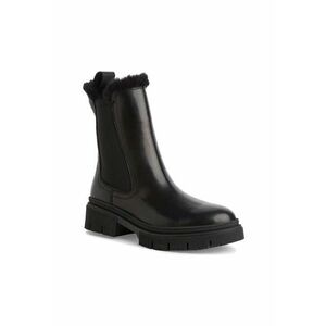 Papuci dama - casual - piele naturala - negru imagine