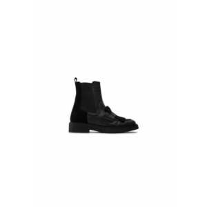 Ghete dama 304400384 - Piele naturala - 36 EU - Negru imagine