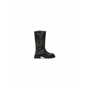 Ghete dama 304417504 - Piele naturala - Negru imagine