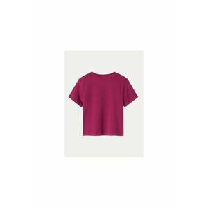 Tricou fete - 304731761 - Bumbac - Violet imagine