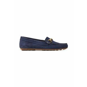 Mocasini dama - 700119 - Piele intoarsa - Albastru imagine