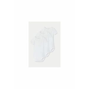 Set 3 boy-uri copii - 304718977 - Bumbac organic/Bumbac - 62 CM - Alb imagine