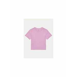 Tricou fete - 304704826 - Bumbac organic - 158-164 CM - Violet imagine