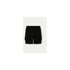 Pantaloni scurti baieti - 304938115 - Bumbac/Poliester - Negru imagine