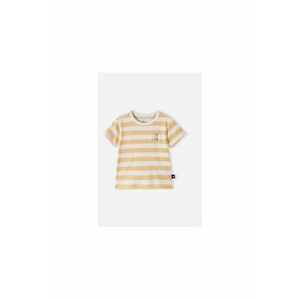 Tricou fete - 301790518 - Bumbac - 86 CM - Galben imagine