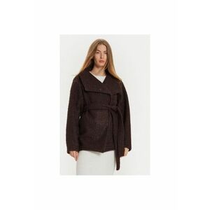 Palton dama - 304386855 - Poliester - Maro imagine