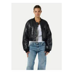 Geaca dama - 304689017 - Piele ecologica - XL INTL - Negru imagine