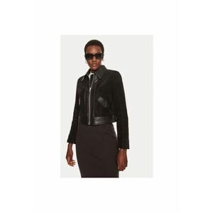 Geaca dama - 304280221 - Piele ecologica - Negru imagine