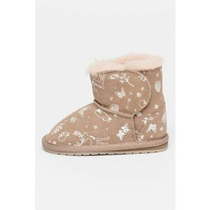 Cizme joase din piele intoarsa Woodland Toddle imagine