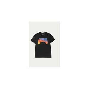 Tricou baieti - 304484599 - Bumbac - 146 CM - Negru imagine