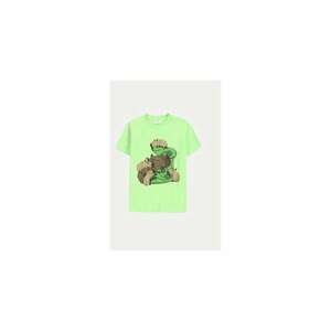Tricou baieti - 305276414 - Bumbac - Verde imagine