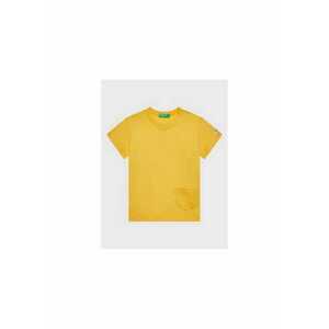 Tricou baieti - 300234839 - Bumbac organic - 82 CM - Galben imagine