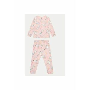 Pijama fete - 304547454 - Bumbac organic - 134 CM - Roz imagine
