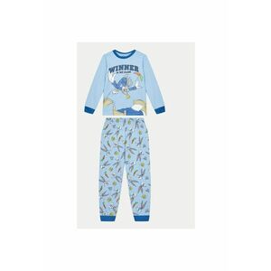 Pijama baieti - 304546778 - Bumbac organic - Albastru imagine