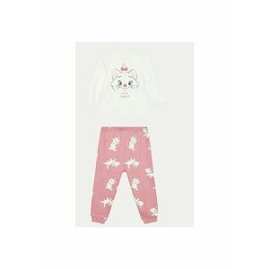 Pijama fete - 304548109 - Bumbac organic - 92 CM - Bej imagine