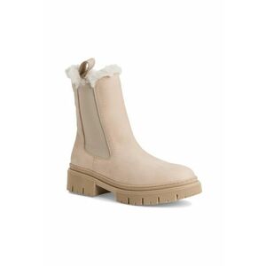 Botine dama - casual - piele naturala - bej imagine