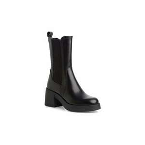 Botine dama - casual - piele naturala - negru imagine