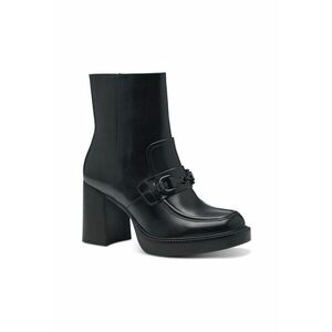 Botine dama - Piele naturala - Negru - imagine