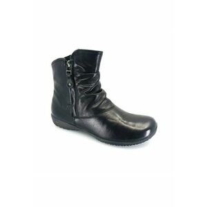 Botine dama Naly 24 - Piele naturala - Negru imagine